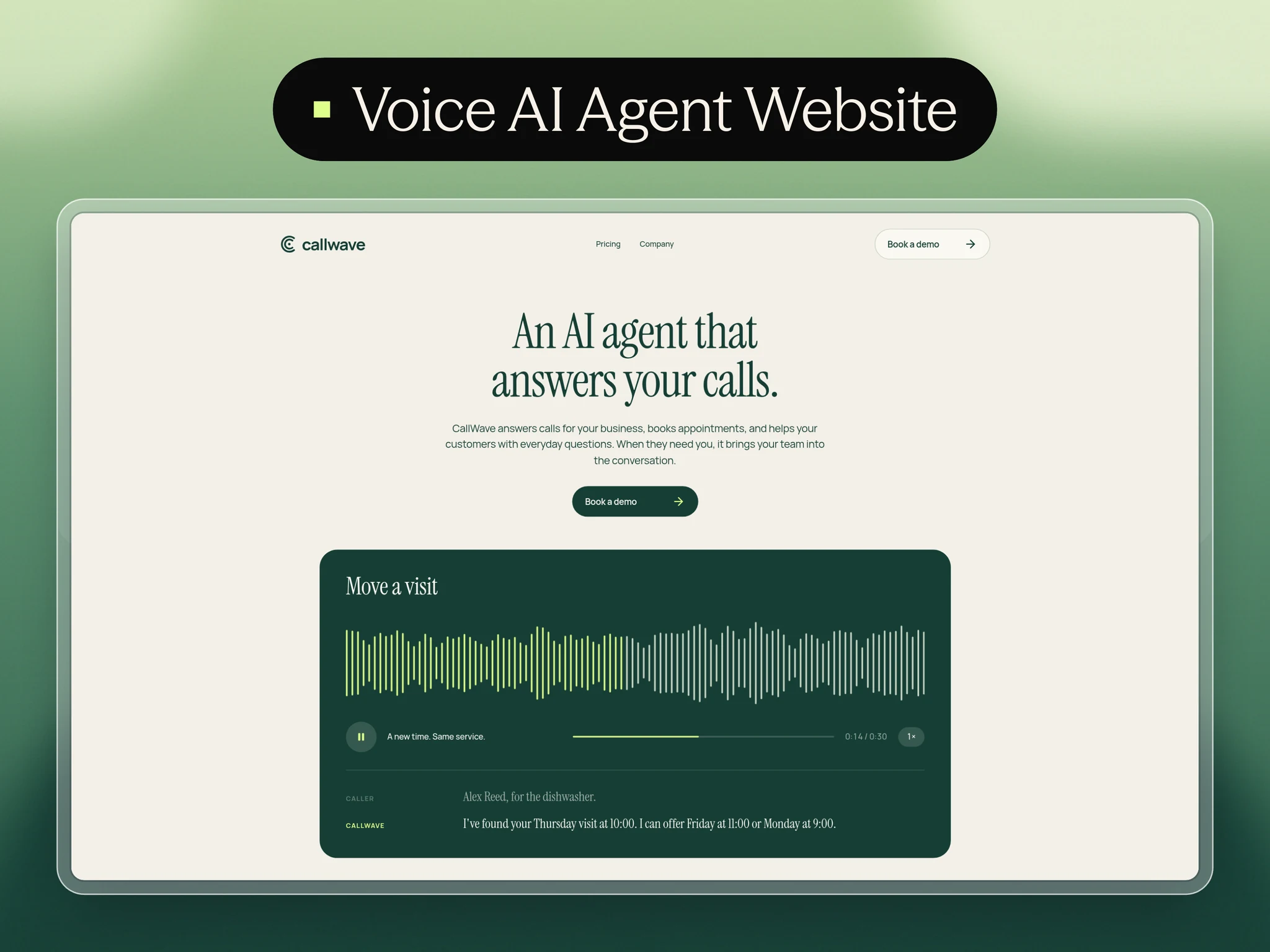CallWave screenshot 1