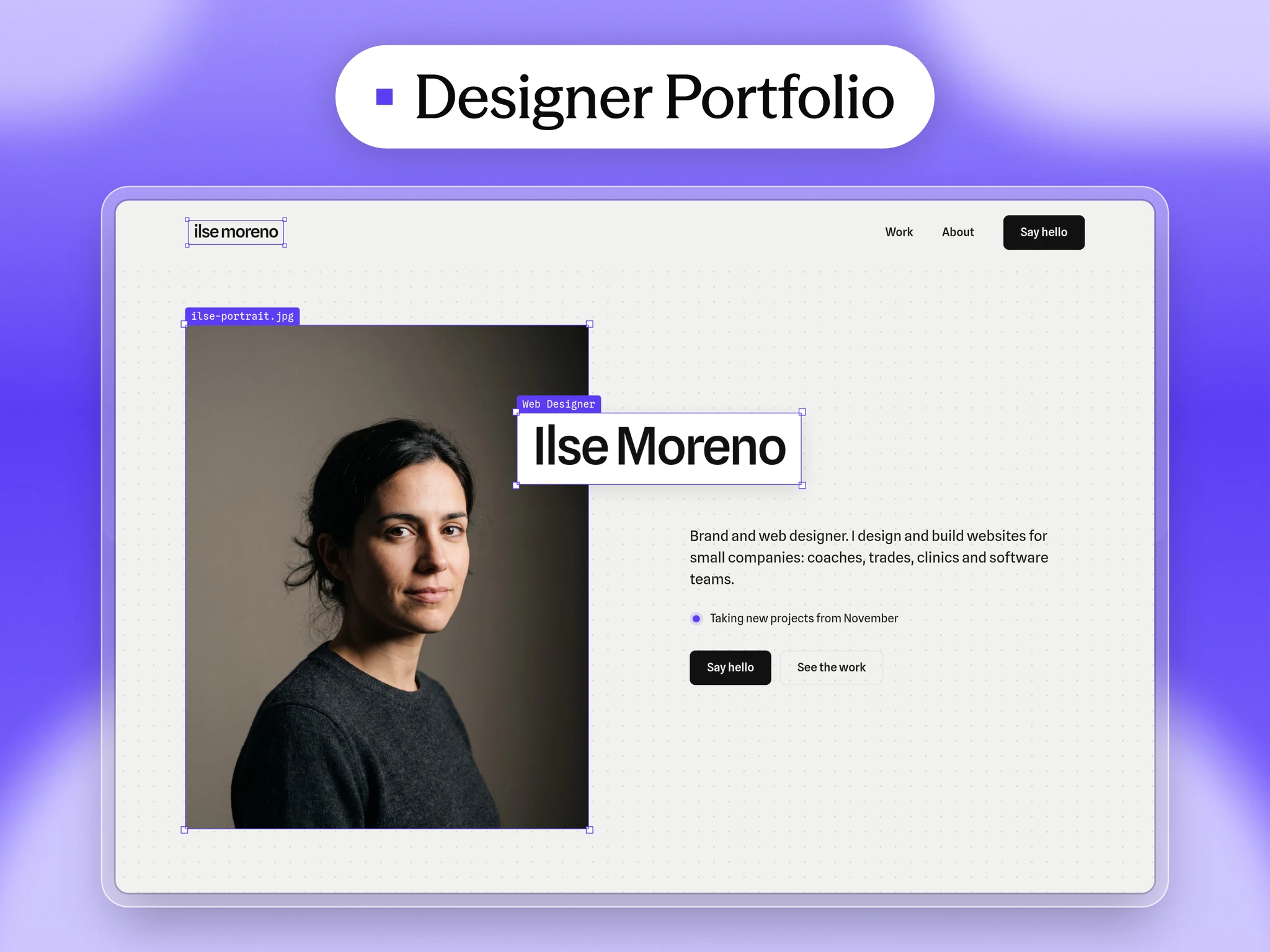 Canvasfolio screenshot 1