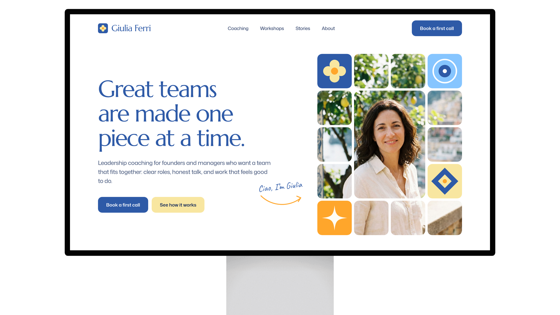 Mosaic template preview