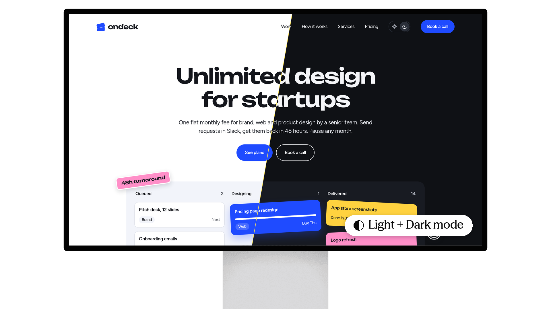 OnDeck template preview